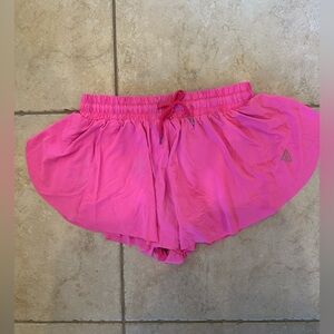 Luogongzi Women’s Flowy Pink Running Shorts